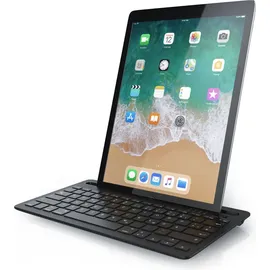 Aplic Bluetooth Tastatur mit Tablet Halterung für iOS, Android, Windows QWERTZ Layout / mit Akku - Schwarz