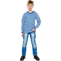 Metamorph Ringelshirt langarm blau-weiss (164)