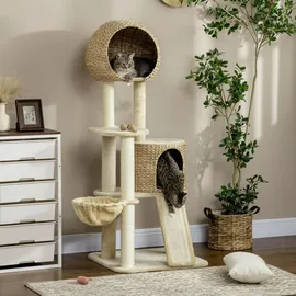 PawHut Kratzbaum 60 x 60 x 150 cm beige