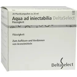 AQUA AD iniectabilia Plastik 20X20 ml Flüssigkeit