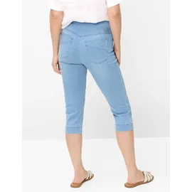 RAPHAELA by BRAX Style PAMINA CAPRI BLEACHED LIGHT BLUE SLIGHTUSED, denim hellblau, Gr. 44K