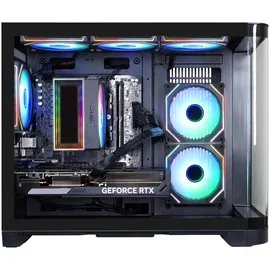 Hyrican Gaming-PC HYPE-M BK 7800 16 GB RAM 1 TB SSD AMD Ryzen 5 7500F RTX 5070 Windows 11