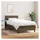 vidaXL Boxspringbett 100 x 200 cm Dunkelbraun