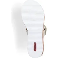 Rieker Pantolette - Gold,Beige,Weiß - 41
