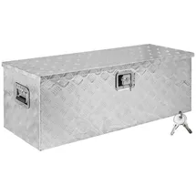 Trucky Anhänger-Deichselbox Truckbox Box Werkzeugkiste Anhängerbox Deichselbox 15 Größen Alumium