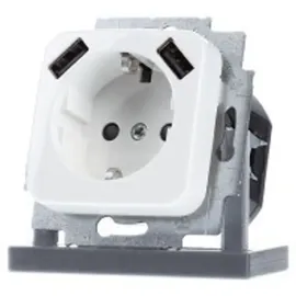 Busch-Jaeger 20 EUCB2USB-214 SCHUKO-2x USB Steckdose