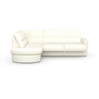 sit&more Ecksofa »Panini L-Form«, wahlweise mit Vorziehsitz und Bettkasten, beige