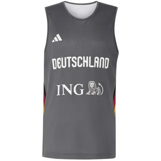 adidas DBB Deutschland Basketball wendbares Tanktop 2026 Herren grey six M