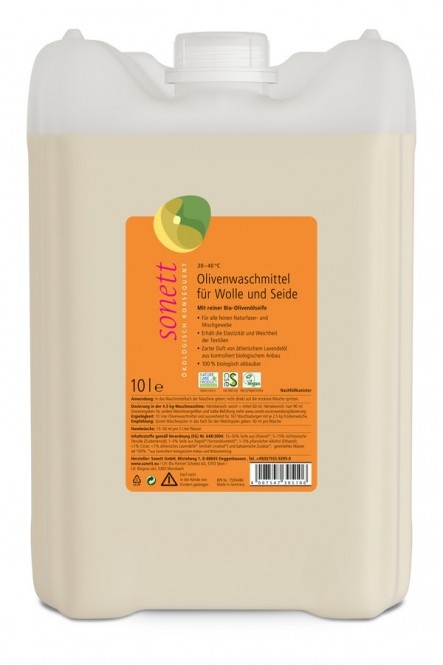 Produktbild Sonett Olivenwaschmittel für Wolle & Seide 10L