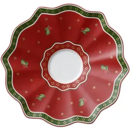 Villeroy & Boch Milchkaffee-Untertasse 19 cm Rot