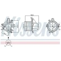 Nissens Innenraumgebläse 87542