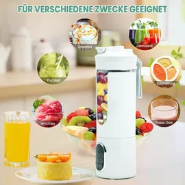 miuuipi Tragbarer Mixer Mini-Standmixer Smoothie-Maker