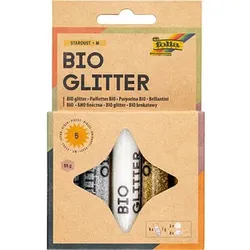 folia Bio Glitter Stardust M Glitzer farbsortiert