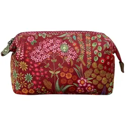 PIP Studio Cooper Kosmetiktasche Querida Velvet I Make-up Organizer   Rot