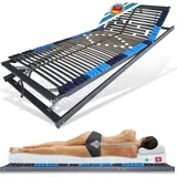 Lattenrost Schulter 90x190 cm 42 Leisten 7,5 Hoch verstellbar Härtegradverstellung Schulter & Rücken