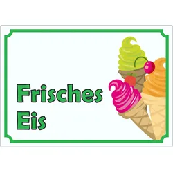 Frisches Eis Aufkleber A9 (37x52mm)