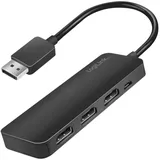 Logilink CV0146, DisplayPort-Splitter Schwarz