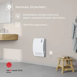 Stiebel Eltron Schnellheizer CK 20 Premium, 2 kW, Wochentimer, 120 Min. Timer, Silent Mode, Heizlüfter energiesparend, Bad, 237835