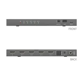PureLink PureTools - 1x4 HDMI2.1 Splitter - 48Gbps - 8K (60Hz 4:2:0) 12 bit, Audio De-Embedding und Signal Management