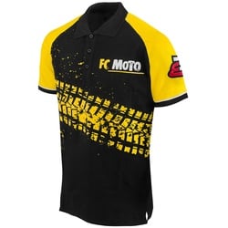 FC-Moto Corp Poloshirt, zwart-geel, S Voorman