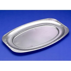 Plus Pack, Einweggeschirr, Gastronomieschale oval foodline 55x36x2,2cm glatt groß 10Stk/Pack – (10 Stk.)