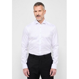 Eterna SUPER SLIM Luxury Shirt in weiß unifarben, weiß, 42