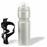 Dunlop Fahrrad-Trinkflasche, 750ml, schwarz weiß