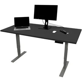 Stier Schreibtisch THA 160x80cm Schwarz