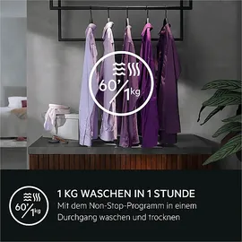 AEG Serie 8000 LWR8E80610 Waschtrockner (11 kg / 7 kg, 1600 U/min)