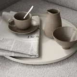 BLOMUS Tablett Peasy Ø 38 cm Edelstahl Beige L (Large)