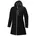 Long Belfast Jacke Damen Schwarz M
