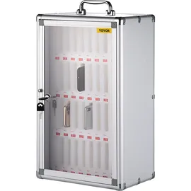 Vevor Aufbewahrungsbox 32 x 20 x 51 cm 1-tlg. silber