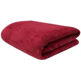ZOLLNER Kuscheldecke 150 x 200 cm Rot