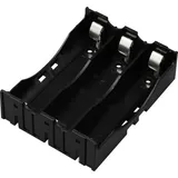 TRU Components TC-13220712 Batteriehalter 3x 18650 Kontaktpole (L x B x H) 78 x 60 x 21mm
