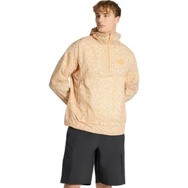 adidas Terrex Xploric Printed Wind Anorak wonder white/halo green/pure tangerine M