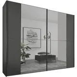 STAUD Schwebetürenschrank Sonett 249 x 222 x 68 cm Grau