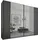 STAUD Schwebetürenschrank Sonett 249 x 222 x 68 cm Grau