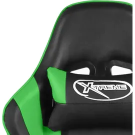 vidaXL Gaming Chair 20493 schwarz/grün