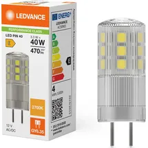 LEDVANCE LED PIN 40 320° P 3.3W 827 Clear GY6.35