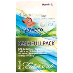 Yaweco Nachfüllpack Zahnseide aus reiner Seide mit Bienenwachs (2x25m)