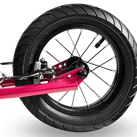 HyperMotion Kinderroller 12 Zoll pink/rot