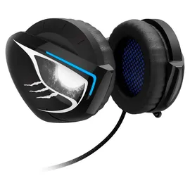 uRage SoundZ 500 Neckband, kabelgebunden, schwarz, ausziehbares Mikrofon, USB-Anschluss