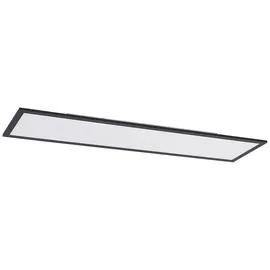 LINDBY Nelios 1 LED-Panel 120 x 30 cm schwarz