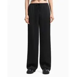 Armani Exchange für Damen. XW000143AF10840UC001 Weite Hosenbeine schwarz (XS), Lässig, Polyester