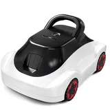 Poolroboter, Kabelloser Poolsauger Akku, Akku Poolroboter Kabellos, 180 Min Laufzeit, Starke Saugkraft, Intelligente Navigation, Ultrafeine Filtration, Auto-Parking, Poolsauger für Aufstellpool 200m2