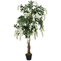 VidaXL Glyzinienbaum Künstlich 840 Blätter 120 cm Grün und