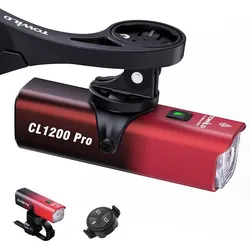 Towild CL1200 Pro Fahrrad-Frontlicht + Zubehör ROT NO SIZE