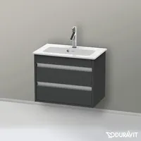 Duravit Ketho Waschtischunterschrank, 2 Auszüge, KT645204949,