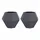 vidaXL Pflanzkübel 2 pcs 75 x 75 x 60 cm Anthrazit