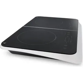 Medion Doppel-Induktionskochplatte, 3500 Watt, Zwei Kochplatten, 10 Temperaturstufen, LED Display, MD18493, schwarz